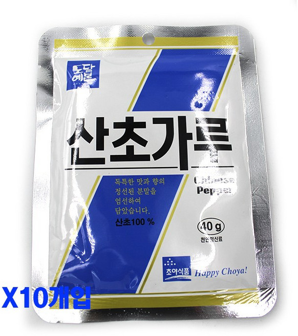 초야식품 산초가루40gx10개입, 10개, 40g