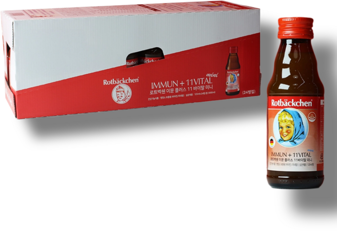 로트벡쉔 이뮨 플러스 11 바이탈 미니 125ml x 24병