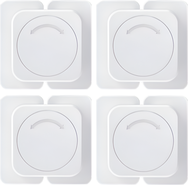 몽쉘과술빵 고급형 아기 서랍잠금장치 세트 KC 인증, 4개, 일자형