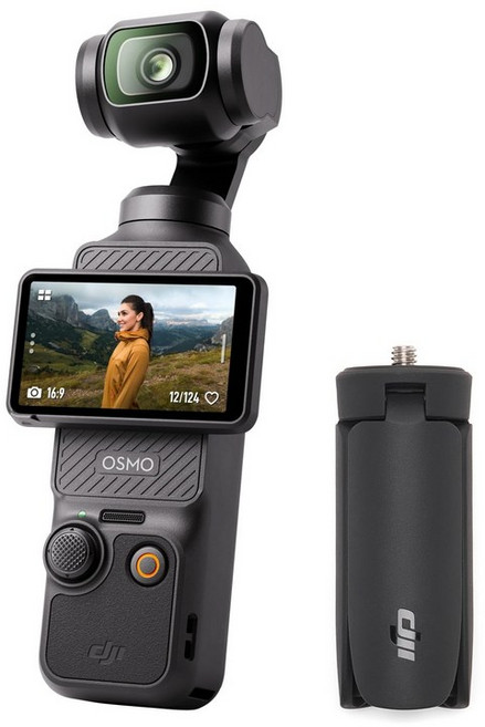DJI Osmo Pocket 3 + CMOS 4K 120fps 액션 카메라 미니 삼각대 1인치 동영상 대응