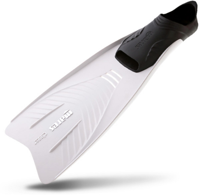 마레스 오리발 클리퍼 + 오리발가방, 화이트