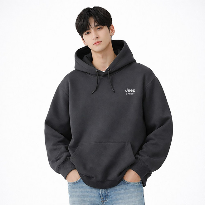 지프스피릿 에센셜 오버핏 후드티셔츠 706