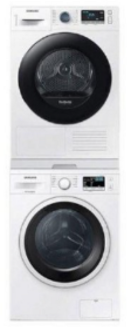 삼성 WW90T3000KW + DV90TA040KE 세탁기 건조기 세트 화이트 9KG 워시타워