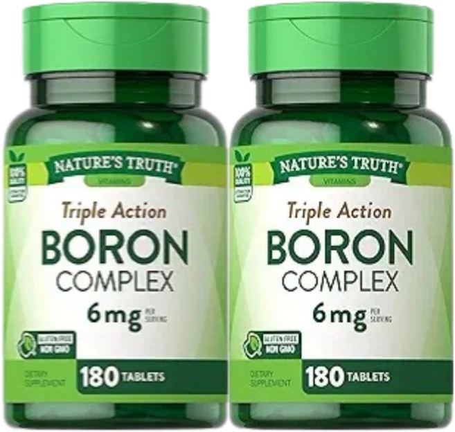 네이처스 트루스 트리플 액션 붕소 복합체 6mg 180정(1정당 3mg) 2 SET, 1개, 180정 - 쿠팡