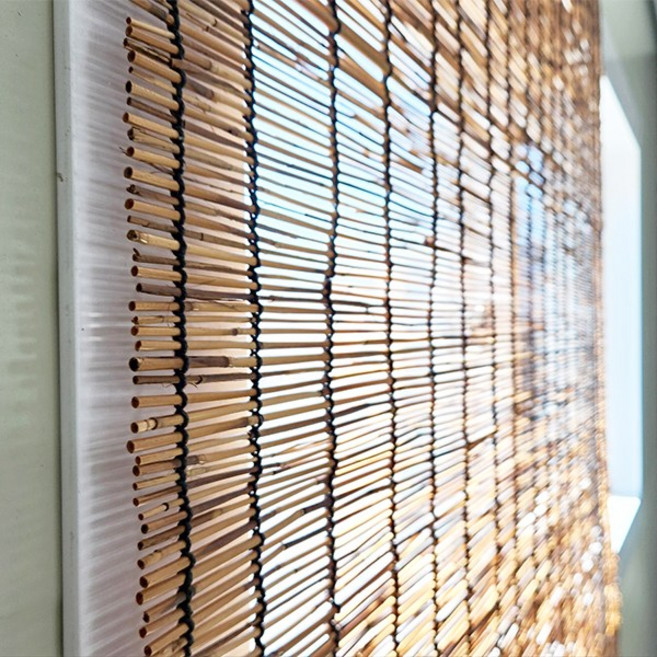 프리미엄 탄화 천연갈대발 왕대 176x180cm