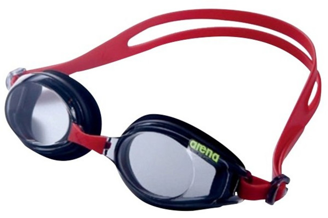 아레나 380 PRO 트레이닝 수경 A4AC2AG01, BLACK + RED, 1개