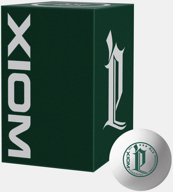 엑시옴 챔피온 파워텍 XTR 경기용 탁구공 100개입, 1개, 화이트