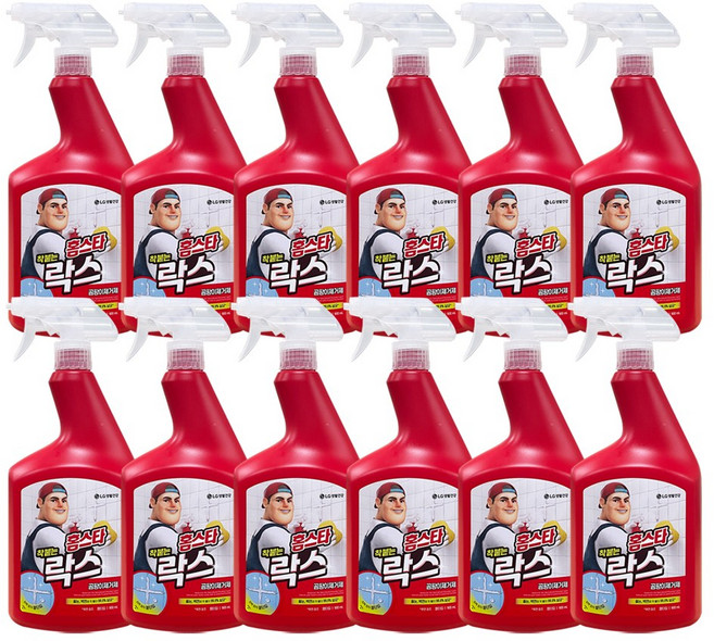 홈스타 착붙는 락스 스프레이, 900ml, 12개