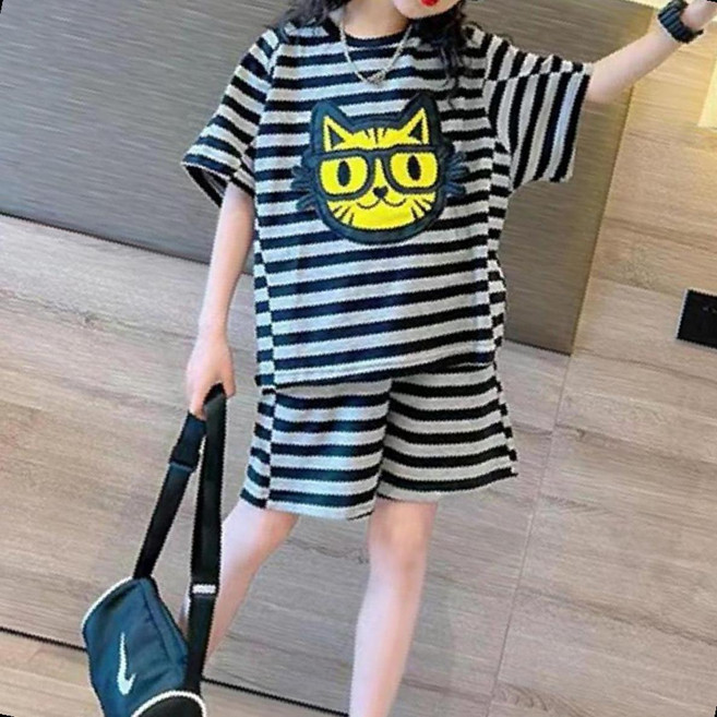 귀여운 고양이 유아복 아동 캐릭터 활동성 신축성