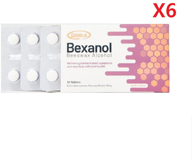 호주 오리진에이 벡사놀(Bexanol) 비즈왁스알코올(아벡솔) 30정-6개, 6개, 30정 6개, 30정