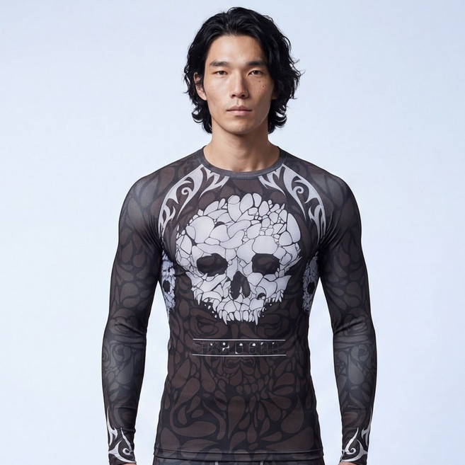 픽스기어 CFL-S19B 남 여 공용 머슬핏 스포츠웨어 언더레이어 언더셔츠 짐웨어 헬스복 운동복 트레이닝복 주짓수 크로스핏 합기도 래쉬가드