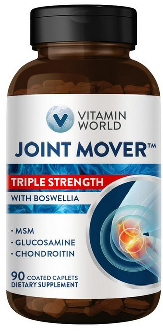 비타민월드 조인트무버 트리플스트렝스 위드 보스웰리아 MSM 글루코사민 콘드로이틴 Vitamin World Joint Mover Triple Strength, 1개, 90정