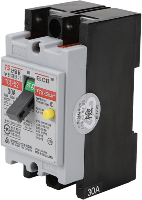 태성전기 산업용 누전 차단기 TCE-52 30A 40A 50A, 1개