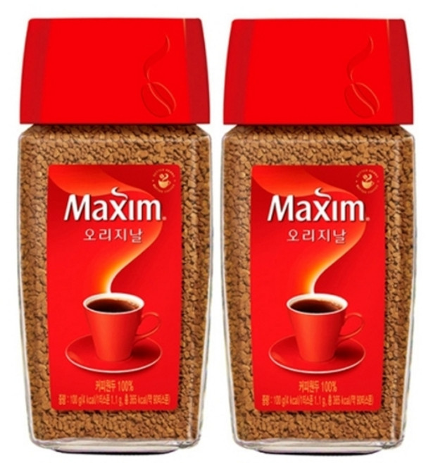 맥심 오리지날 병커피 100g x 2개