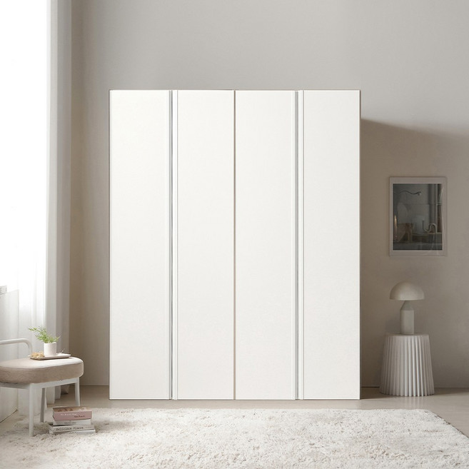 퍼니하우스 데어 도어 옷장세트 1600 장롱 안방 드레스룸 키큰장 이불장 빅수납, 옷장+이불장형