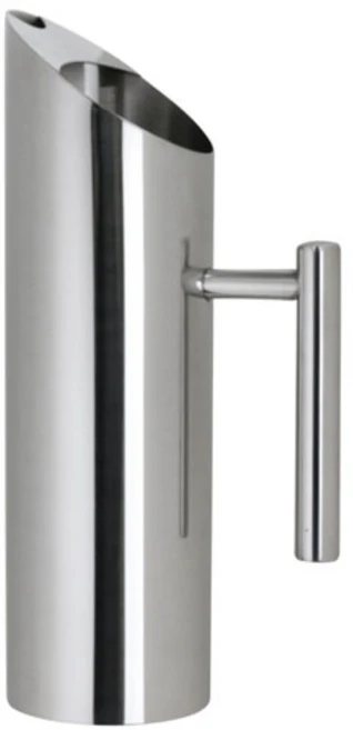 스텐 사선 워터포트 스텐 물병 카페 물통, 사선워터포트 1.4리터, 1개 - 쿠팡