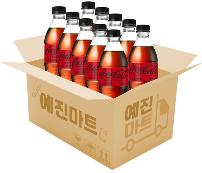 예진마트 코카콜라 제로 업소용 500ml x 10PET, 10개