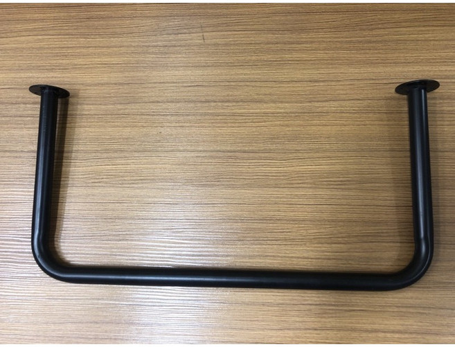 ㄇ型桿 鎖壁式 吊衣桿 台灣製, 黑色,4尺(120cm)
