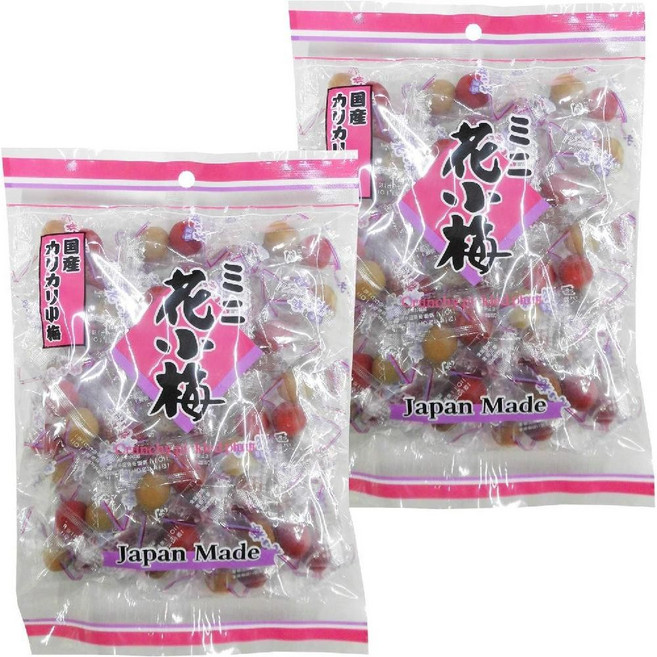 카미오식품 일본 우메보시 하나코우메 180g x 2봉 미니 카리카리우메, 1개