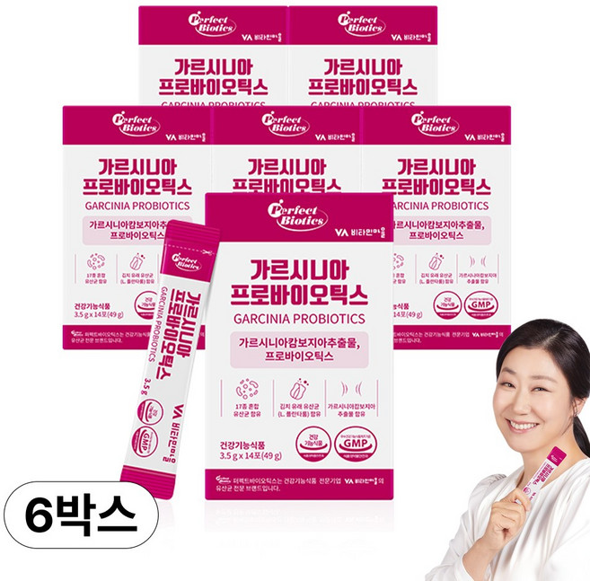 퍼펙트바이오틱스 가르시니아 프로바이오틱스 14p, 49g, 6개