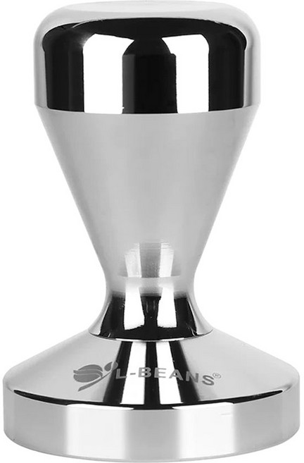 엘빈스 스테인리스 스틸 커피 파우더 템퍼 51mm, 1개, 실버
