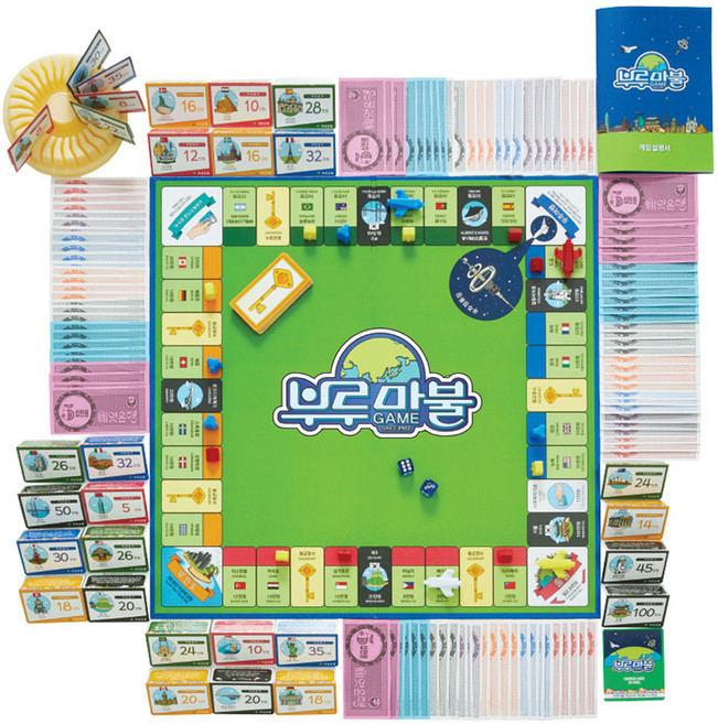 부루마블 보드게임 / 블루마블 브루마블 인생게임 컴팩트 프렌즈 패밀리, 블루마블 패밀리 42000, 1개