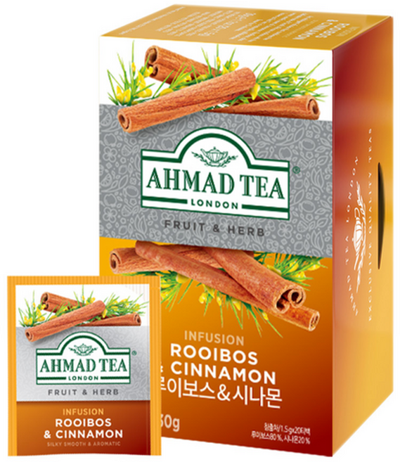 아마드티 루이보스&시나몬 허브차 티백, 1.5g, 20개입, 3개