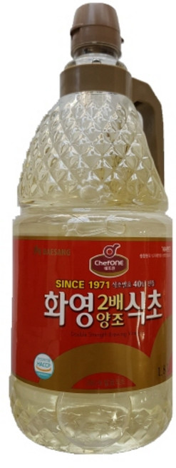 2배양조식초1.8L/청정원-, 12개, 1.8L