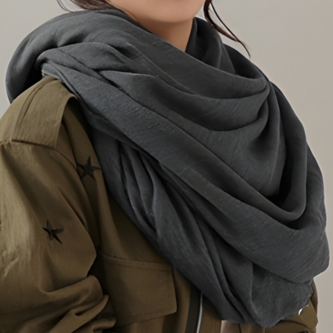 앨라모 초대형 롱 스카프 극세사 자외선차단 머플러