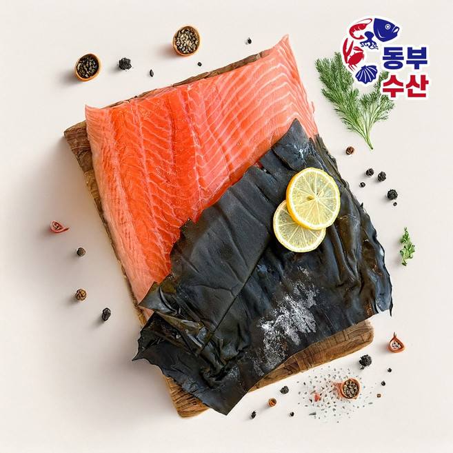 곤부즈메 냉장연어 횟감용연어 다시마숙성연어, 1kg, 1개, 02_다시마숙성연어 1kg - 숙성회