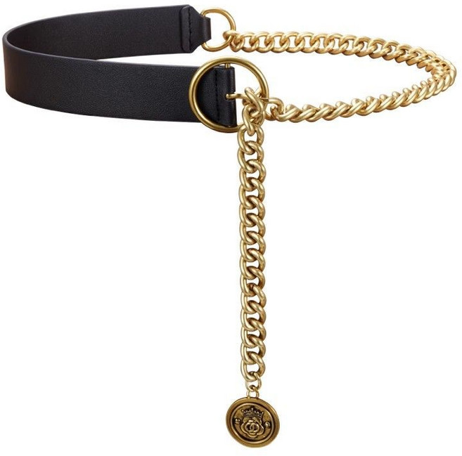 옌츠 여성 슬림 가죽 체인 벨트 원피스 정장 얇은 허리띠 JNN250210