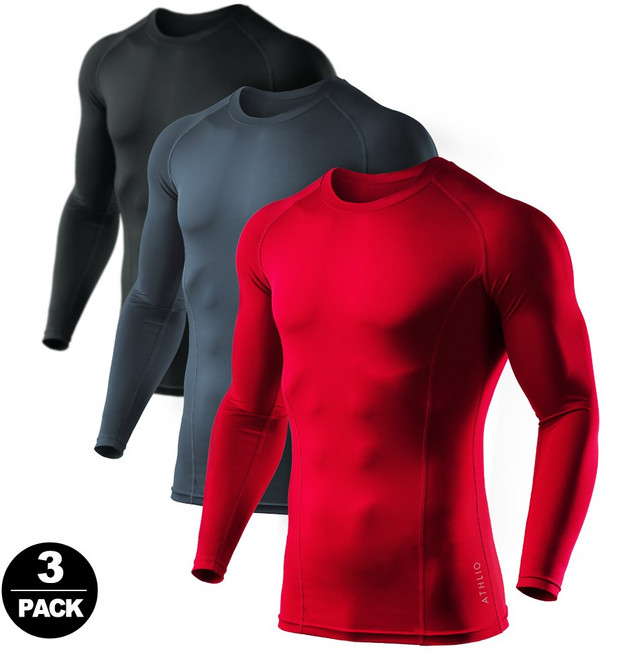 애슬리오 언더레이어 긴팔 3팩 AO-BLS01 11종