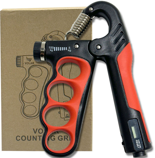 VOLAR 디지털 카운터 악력기 10-100kg, 1개
