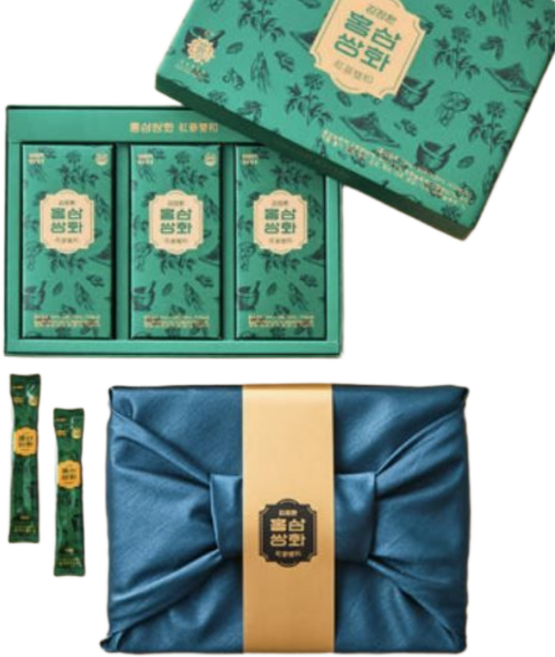 [김정환홍삼] 홍삼 쌍화 (+보자기포장 쇼핑백증정), 1세트, 30개입, 10ml