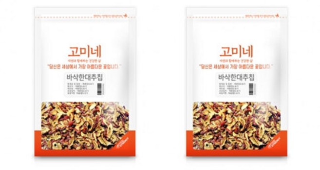 바삭 대추칩 건대추 칼슘 무첨가 2개