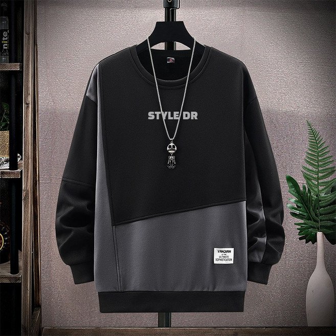 스타일닥터 트렌디한 컬러감의 맨투맨 캐주얼 코디 남자 긴팔 티