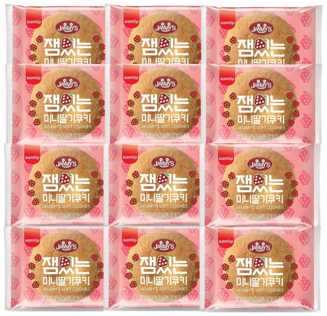 삼립 잼있는 미니딸기쿠키, 16g, 20개