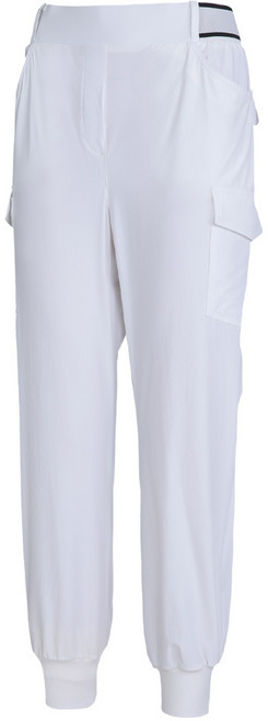 [투엘라] 여성 카고 조거 밴딩 팬츠_레터링 포인트 나일론 골프 아웃도어 스포츠 빅사이즈 밴딩 바지