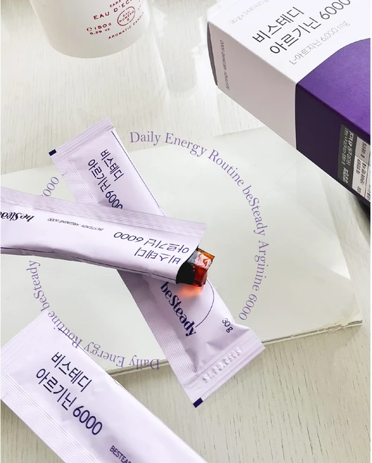 비스테디 아르기닌 6000mg 에너지 부스터, 420g, 1박스 - 쿠팡