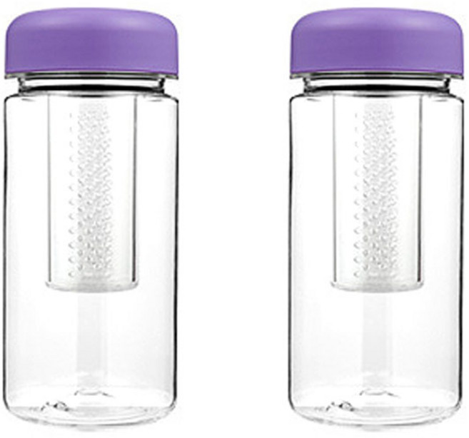 [1+1 행사] 마이보틀 트라이탄 티보틀 미니 물병 물통 소량 도매 주문 제작 350ml 500ml, 2개, 그린티 무지 트라이탄 퍼플