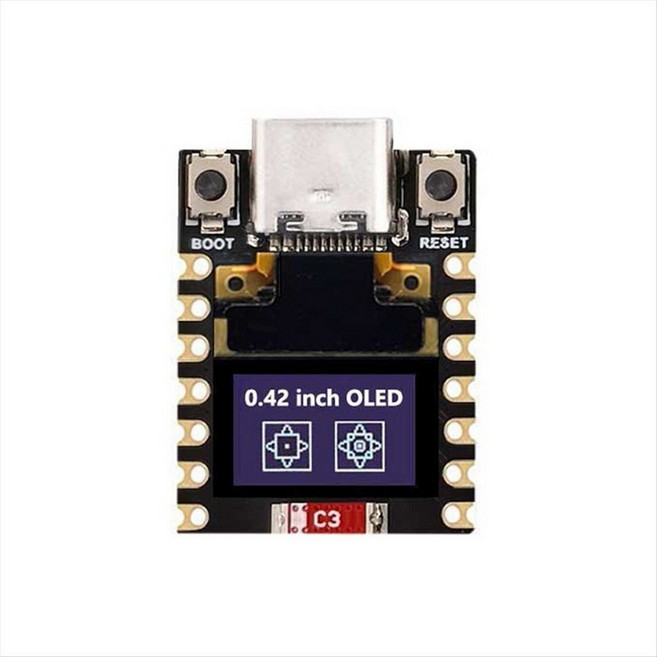 ESP32-S3 미니 개발위원회 지원 2.4GHz Wi-Fi 및 Bluetooth5 RISC-V 0.42 인치 OLED 디스플레이가있는 RISC-V 저전력, 와 함께, 검은색