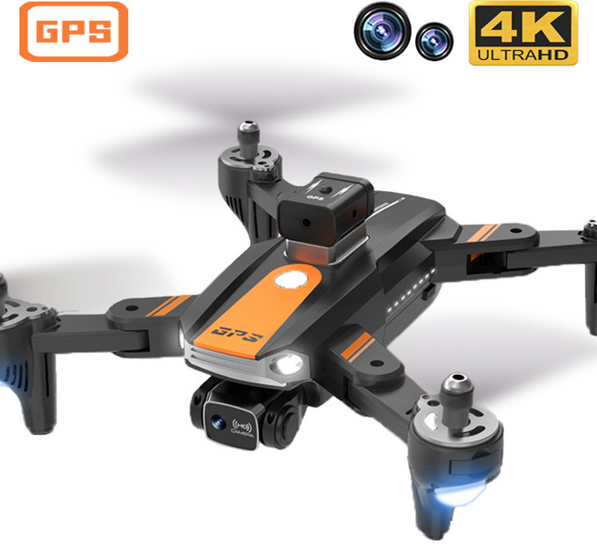 SYNX GPS 드론 8K 듀얼카메라 360도 장애물 회피 S9, 오렌지색, 오렌지색, 1개
