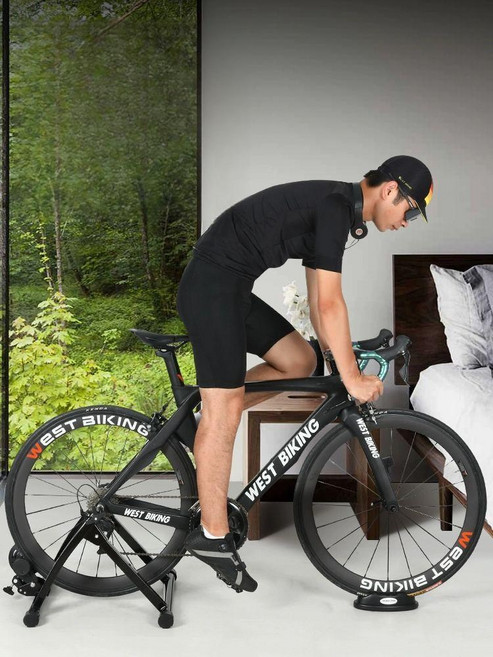 자전거로라 평로라 경륜선수 가정용 홈트레이닝 라이딩 무소음 다이어트, 1개, 블랙 퀵 릴리스 로드