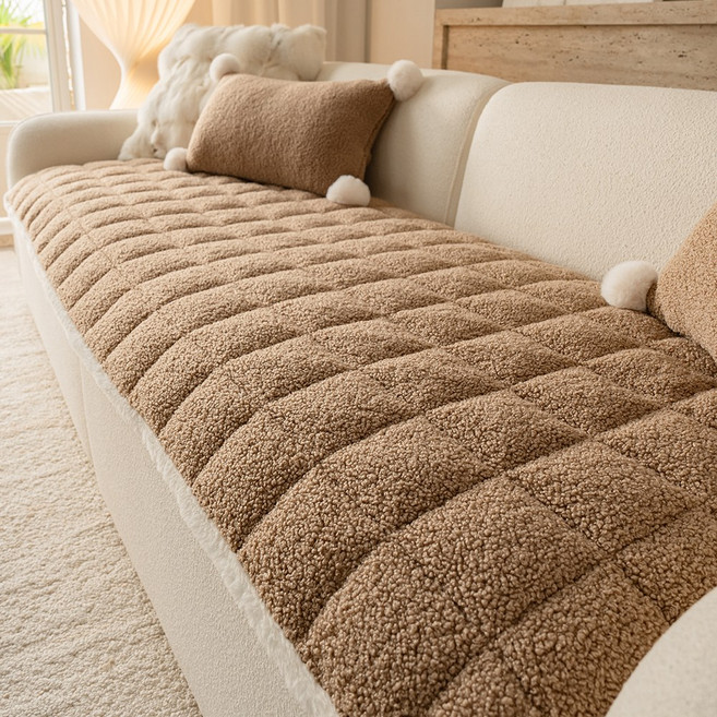 엔조이텍스타일즈 플러시 도톰 일자형 논슬립 소파패드 미끄럼방지