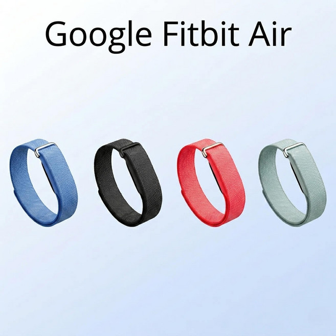 구글 핏빗 에어 Google Fitbit Air - 제미나이 Ai 스마트 밴드 헬스 트래커, Fog, 3.5cm