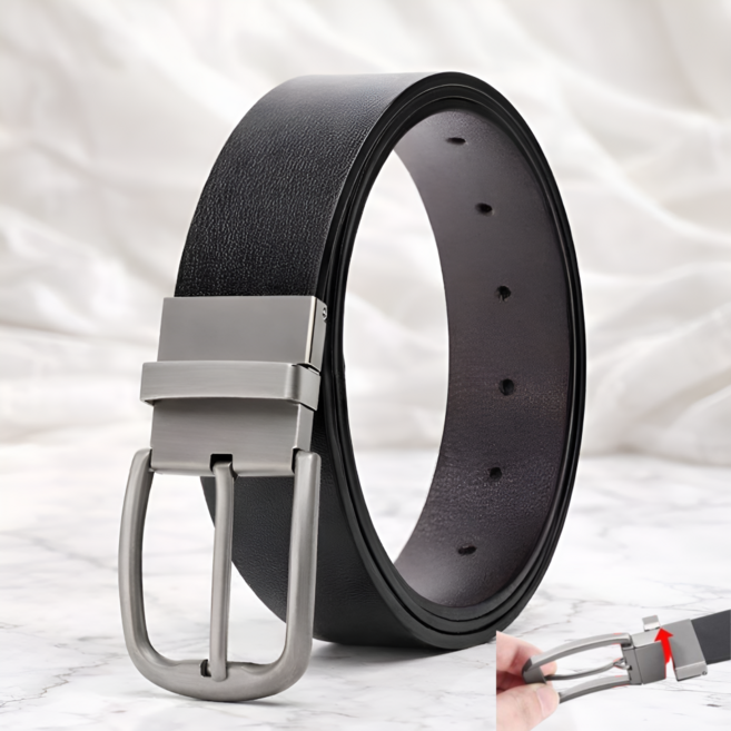 캐롤링 남성 양면 벨트 정장 캐주얼 가죽벨트
