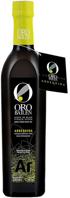 오로바일렌 아르베키나 엑스트라 버진 올리브 오일, 1개, 500ml