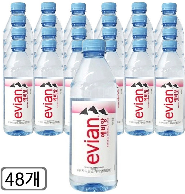 에비앙 생수 EVIAN WATER (ESSENCE) [500mlx24], 500ml