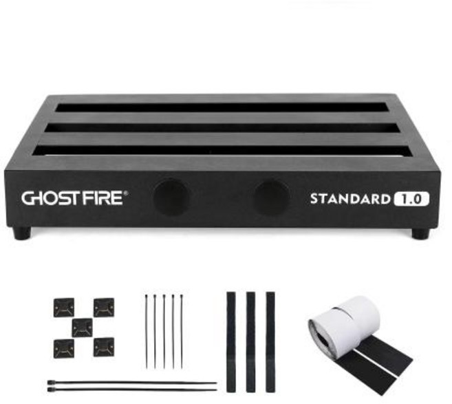 고스트 파이어 V 시리즈 기타 이펙터 보드 스탠드 알루미늄 합금 이펙트 페달보드 페달, Standard 1.0 PB, 1개