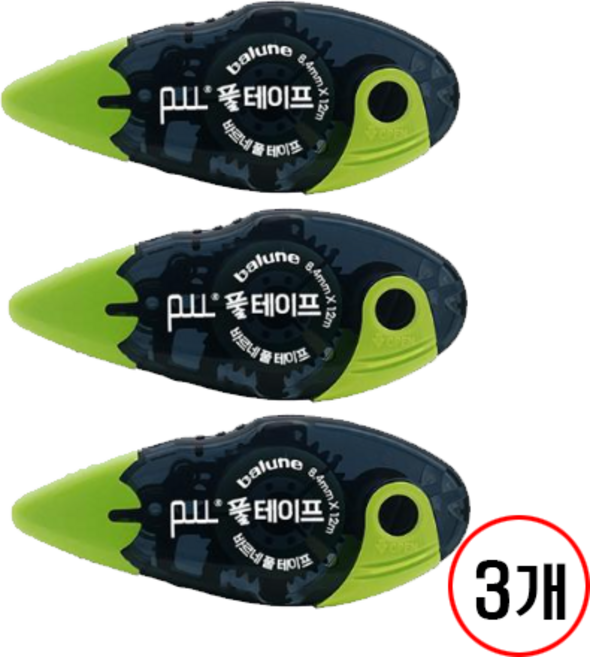 바르네 풀테이프 BGT-0180, 3개, 본품